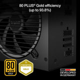 Fonte di Alimentazione Be Quiet! BP024EU ATX 550 W 80 Plus Gold