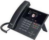 Auerswald COMfortel D-400 - VoIP-Telefon mit Rufnummernanzeige/Anklopffunktion - SIP, RTP, SRTP, SIPS - 6 Leitungen - Schwarz