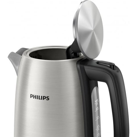 Philips Viva Collection HD9353/90 bollitore elettrico 1,7 L 2060 W Nero, Acciaio inossidabile