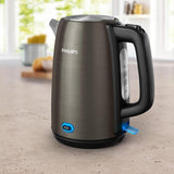 Philips Viva Collection HD9353/90 bollitore elettrico 1,7 L 2060 W Nero, Acciaio inossidabile