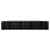 SYNOLOGY RS3618XS NAS CHASSIS RACK 2U 12BAY HDD/SSD SATA FORMATO 2.5"/3.5" COLORE NERO