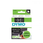 DYMO D1 NASTRO PER TRASFERIMENTO TERMICO COLORE NERO COLORE STAMPA BIANCO
