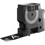 DYMO D1 NASTRO PER TRASFERIMENTO TERMICO COLORE NERO COLORE STAMPA BIANCO