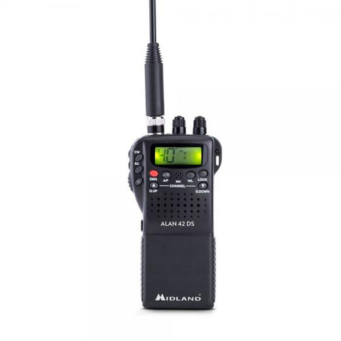 Midland C1267 transmisor de arroz 40 canales 26.565 - 27.99125 MHz Nero 