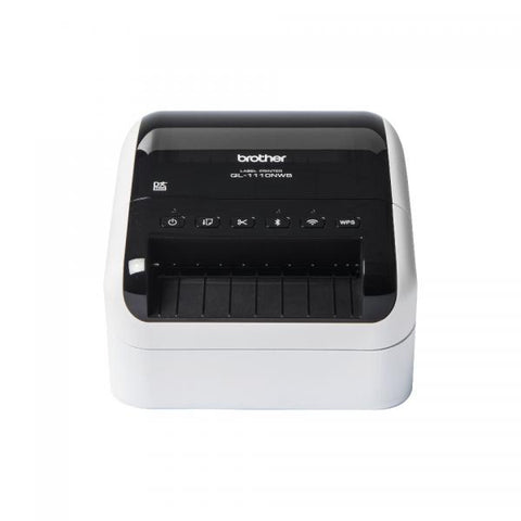 Brother QL-1110NWB stampante per etichette (CD) Termica diretta 300 x 300 DPI Con cavo e senza cavo DK