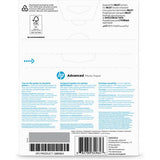 HP PHOTOGRAPHIC CONF 25 FOGLI CARTA FOTOGRAFICA FORMATO A5 250 GR/M2 BIANCO LUCIDO (Q8696A)