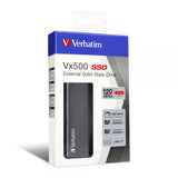VERBATIM VX500 SSD ESTERNO 120GB USB 3.0 ARGENTO