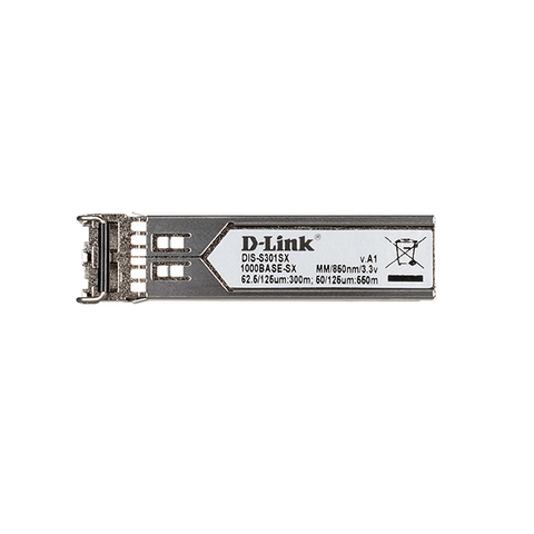 D-LINK DIS-S301SX MODULO TRANSCEIVER SFP (mini-GBIC) 1GbE 1000Base-SX LC multi-mode FINO A 550 MT