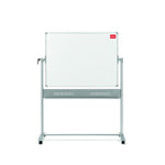 Nobo Combinazione lavagna bianca portatible / bachecha1200x900mm (Nobo Mobile Combination Grey Felt/Magnetic Whiteboard Aluminium Frame 900x1200mm 1901043 DD)