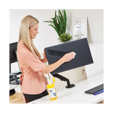 FELLOWES SALVIETTE UMIDIFICATE PER PULIZIA SCHERMO 100 PEZZI IN BARATTOLO CON CHIUSURA ERMETICA