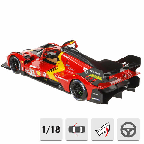 ***Macchina Bburago Ferrari Racing 499 LMH #51 1:18