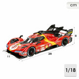 ***Macchina Bburago Ferrari Racing 499 LMH #51 1:18
