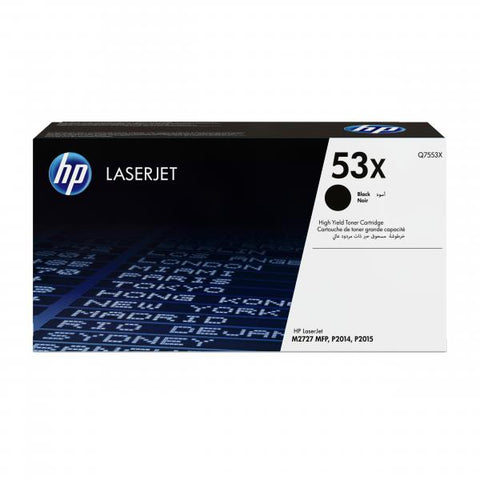 HP 53X TONER NERO PER LASERJET M2727NF MFP-M2727NFS MFP GARANZIA ITALIA (Q7553X)