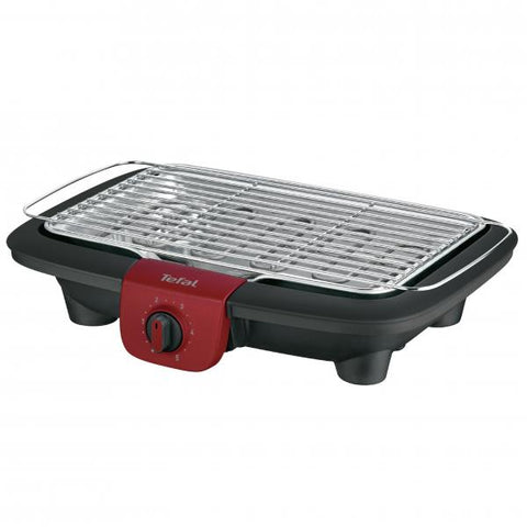 Tefal BG90F5 barbecue per l'aperto e bistecchiera Da tavolo Elettrico Nero, Acciaio inossidabile 2300 W