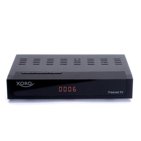 Xoro HRT 8770 Twin Cavo, Ethernet (RJ-45), Satellite 4K Ultra HD Nero