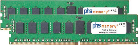 PHS-memory 32GB (2x16GB) Kit RAM Speicher fr Apple MacPro 28-Core 2,5GHz (2019) DDR4 RDIMM 2933MHz PC4-23400-R (SP373498)