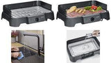 SEVERIN Tischgrill PG 8593, mit Grillrost, schwarz hochwertiger Grillrost aus Edelstahl, leicht zu reinigen, - 1 Stck