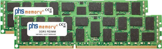 PHS-memory 64GB (2x32GB) Kit RAM Speicher kompatibel mit Cisco UCS B460 M4 DDR3 RDIMM 1600MHz PC3L-12800R (SP466013)