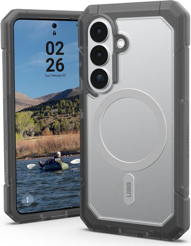 UAG Urban Armor Gear Trooper Case mit Magnet-Modul  Samsung Galaxy S26  transparent/ash (grau)  214518114G31 (214518114G31)