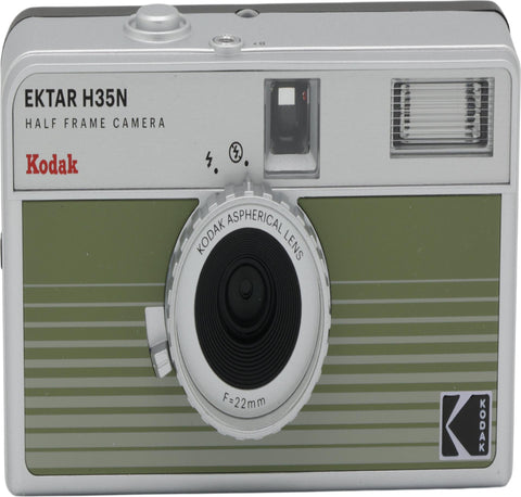 KODAK EKTAR H35N HF Film Camera Analogkamera-Set mit Kodak Ultramax, green strip (RK0309)