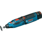 Bosch GRO 10,8 V-LI Professional - Rotationswerkzeug - kabellos - Spannzange 3,2 mm - 2 Akkus - 10.8 V