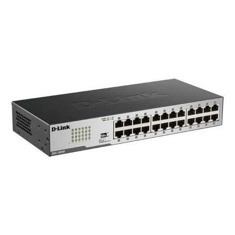 D-Link 24-poorts koper Gigabit switches Non gestito Gigabit Ethernet [10/100/1000] (D-Link 24-port 10/100/1000 Gigabit Desktop Switch)