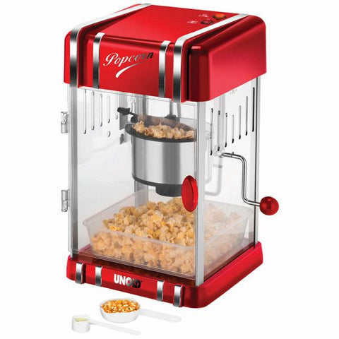 Unold Retro macchina per popcorn 300 W Rosso, Argento