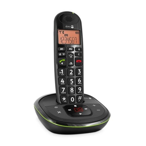 Doro PhoneEasy 105wr Telefono DECT Nero Identificatore di chiamata
