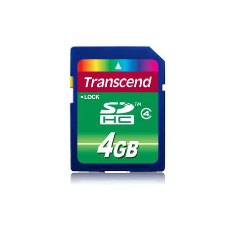 TRANSCEND TS4GSDHC4 SCHEDA SD 4GB CLASSE 4 FUNZIONE PROTEZIONE DATI