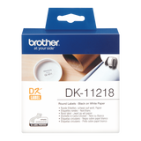 BROTHER DK-11218 NASTRO 1.000 ETICHETTE ADESIVE PER QL500/QL500A/QL550/QL560VP/QL570/QL580N/QL650TD/QL1050/QL1060N COLORE BIANCO (DK11218)