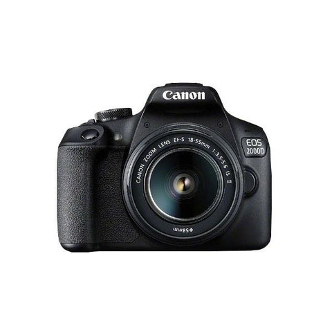 Canon EOS 2000D BK 18-55 IS II EU26 Kit fotocamere SLR 24,1 MP CMOS 6000 x 4000 Pixel Nero
