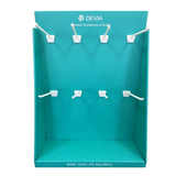 ESPOSITORE DA BANCO 8 GANCI DEVIA IN CARTONE 391X541X135 MM