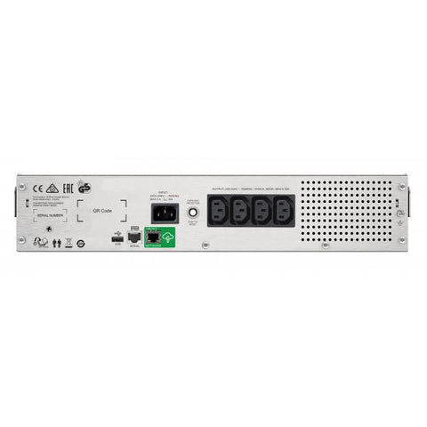 APC SMC1000I-2UC gruppo di continuit [UPS] A linea interattiva 1 kVA 600 W 4 presa[e] AC (S-UPS C LINEIN 1000VA RCKMNT 2U 230V)