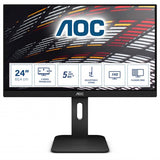 AOC P1 24P1 monitor piatto per PC 60,5 cm (23.8") 1920 x 1080 Pixel Full HD LED Nero