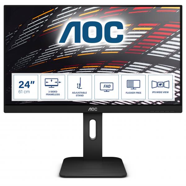 AOC P1 X24P1 Monitor PC 61 cm [24] 1920 x 1200 Pixel WUXGA LED Nero (X24P1 24IN IPS - 1920X1200 5MS BLACK)
