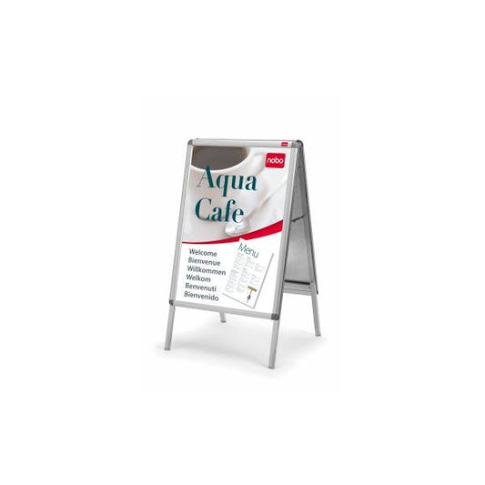 Nobo Cornici a Scatto A Cavalletto (Nobo 1902206 A1 A-Board Clip Frame Poster Display)
