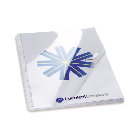 GBC COPERTINE IN PVC 210X297 mm A4 180 MY COL. TRASPARENTE CONF 100 Pz.
