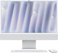 APPLE iMac Z1E2 59,62cm 23,5Zoll Standardglas M4 8C CPU/8C GPU/16C N.E. 16GB 512GB SSD Ohne Eth MM MaKey DE Silber (Z1E2-MWUC3D/A-078POW)