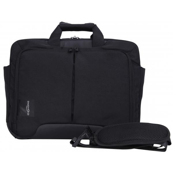 INDIGO MILANO VALIGETTA VENTIQUATTRORE NOTEBOOK 17" NERO