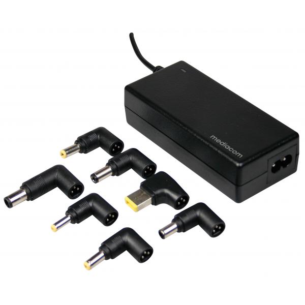 MEDIACOM M-ACNBU70A ALIMENTATORE UNIVIVERSALE NOTEBOOK 70W BLACK
