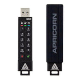 Apricorn ASK3 unità flash USB 8 GB USB tipo A 3.2 Gen 1 (3.1 Gen 1) Nero