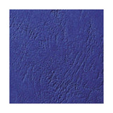 GBC LEATHERGRAIN COPERTINA IN SIMILPELLE 210X297 mm A4 COL. BLU ROYAL CONF 100 PZ.