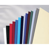 GBC LEATHERGRAIN COPERTINA IN SIMILPELLE 210X297 mm A4 COL. BLU ROYAL CONF 100 PZ.