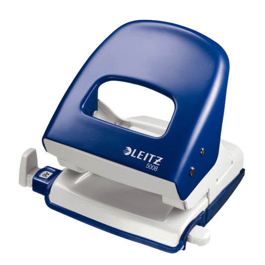 LEITZ NEXXT PERFORATORE 2 FORI IN METALLO CAPACITA' FORATURA 30 FOGLI FORI 8 mm BLU