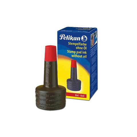 PELIKAN INCHIOSTRO PER TIMBRI SENZA OLIO FLACONE DA 28ML ROSSO