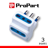 PROPART ADAPTADOR 3POS BIPASSO SPINA16A BOLSA DE POLIETILENO