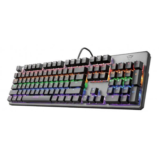 TRUST GXT 865 ASTA TASTIERA MECCANICA GAMING IT RGB ANTI GHOSTING N-KEY ROLLOVER NERO