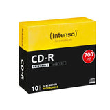 INTENSO CD-R 700MB 12X PRINTABLE SLIM CASE 10PZ