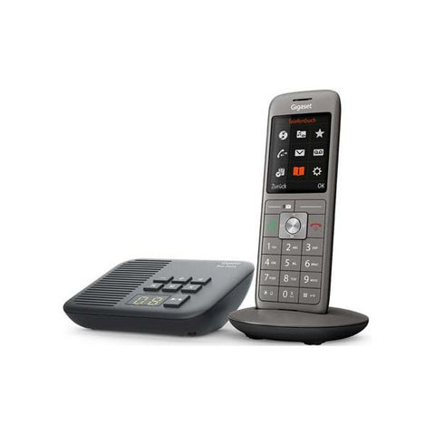 Gigaset CL660A Teléfono DECT Antracita, Negro 