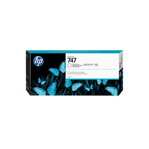 HP Cartuccia di inchiostro 747 DesignJet Gloss Enhancer da 300 ml (HP 747 - 300 ml - gloss enhancer - original - DesignJet - ink cartridge - for DesignJet Z9+ PostScript, Z9+dr, Z9+dr PostScript)